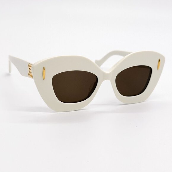 NEW LW40127I 25E, LOEWE WOMEN WHITE SUNGLASSES LOEWE main image 6